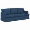 vidaXL Sofa 2 pcs Niebieski