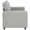 vidaXL Sofa 2-osobowa Cloud Grey 120 cm Tkanina