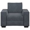 vidaXL Sofa Fotel Ciemnoszary 100x78x84 cm Aksamit