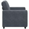 vidaXL Sofa Fotel Ciemnoszary 100x77x82 cm Aksamit