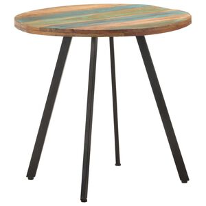 vidaXL St&oacute;ł jadalniany, 80 cm, lite drewno odzyskane