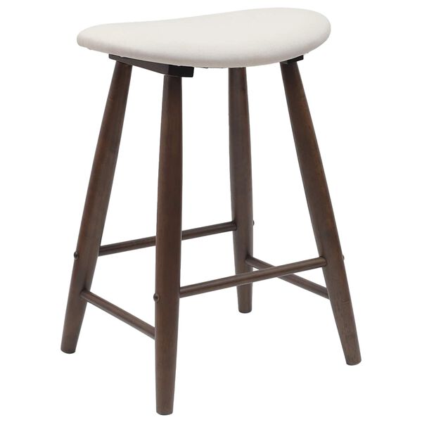 vidaXL Krzesła jadalne 2 pcs Jasny Brąz 46 x 37 x 63 cm Drewno Gumowe