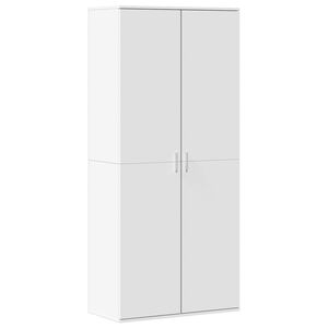 vidaXL Szafka na buty, biała, 80x39x178 cm, materiał drewnopochodny