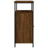 vidaXL Szafka, brązowy dąb, 100x35x80 cm, materiał drewnopochodny