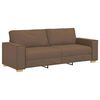 vidaXL Sofa 3 pcs Brązowy 220 x 80 x 84 cm Tkanina lniana