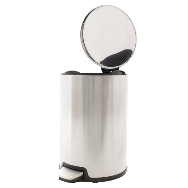 Cosy & Trendy Kosz na śmieci Wasty z pokrywą i pedałem, 12 L, okrągły