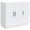 vidaXL Bufet Biały 89 x 34,5 x 77 cm Drewno inżynieryjne