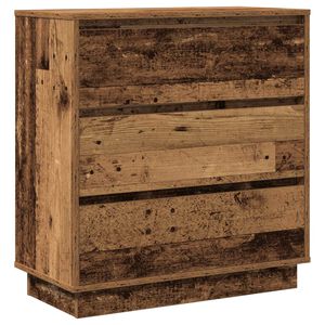 vidaXL Szafka Nocna Stare drewno 71 x 34,5 x 75 cm Drewno inżynieryjne
