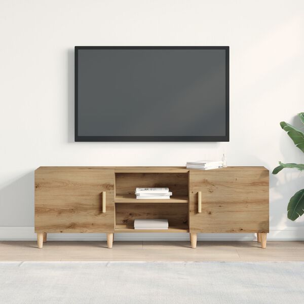 vidaXL Szafka pod telewizor dąb artisan 150 x 30 x 50 cm