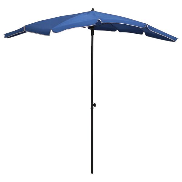 vidaXL Parasol ogrodowy na słupku, 200x130 cm, lazurowy