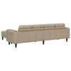 vidaXL Sofa do salonu 3 pcs Jasnoszary