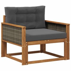 vidaXL Środkowa sofa ogrodowa naturalny
