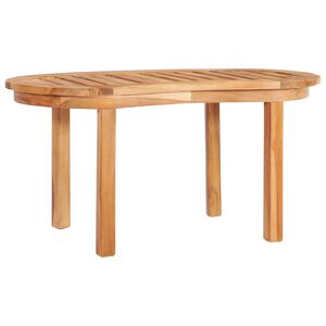 vidaXL Stolik kawowy, 90 x 50 x 45 cm, lite drewno tekowe