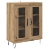 vidaXL Highboard 2 pcs Dąb rzemieślniczy Materiał drewnopochodny
