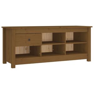 vidaXL Szafka na buty, miodowy brąz, 110x38x45,5 cm, drewno sosnowe