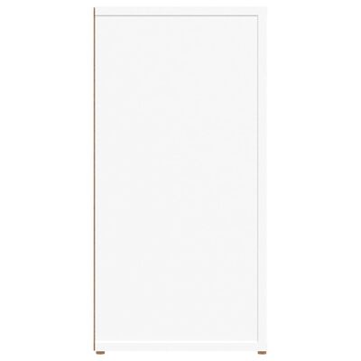 vidaXL Komoda, biała, 100x30x59,5 cm, materiał drewnopochodny