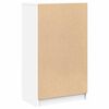vidaXL Szafka na buty, biała, 59x35x100,5 cm, materiał drewnopochodny