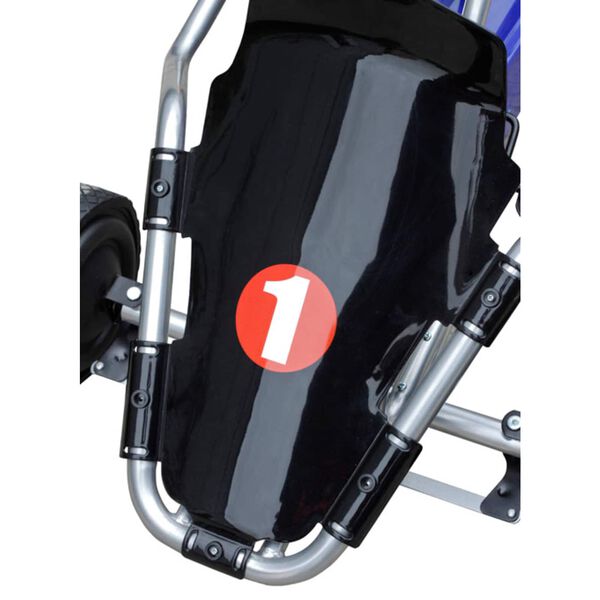 vidaXL Pojazd do jazdy dla dzieci Czarny Z tworzywa sztucznego