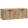 vidaXL Szafka RTV montowana na ścianie 78,5 x 31 x 30 cm Dąb artisan