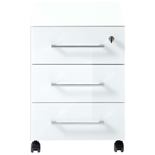 Germania Szafka biurowa na k&oacute;łkach GW-Monteria, biała