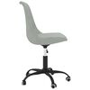 vidaXL Obrotowe krzesła stołowe, 6 szt., jasnoszare, obite tkaniną