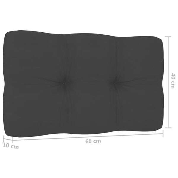 vidaXL Ogrodowa ławka narożna z poduszkami, 239 cm, drewno sosnowe