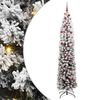 vidaXL Sztuczna choinka z podstawą Zielony 210 cm PVC, stal i plastik