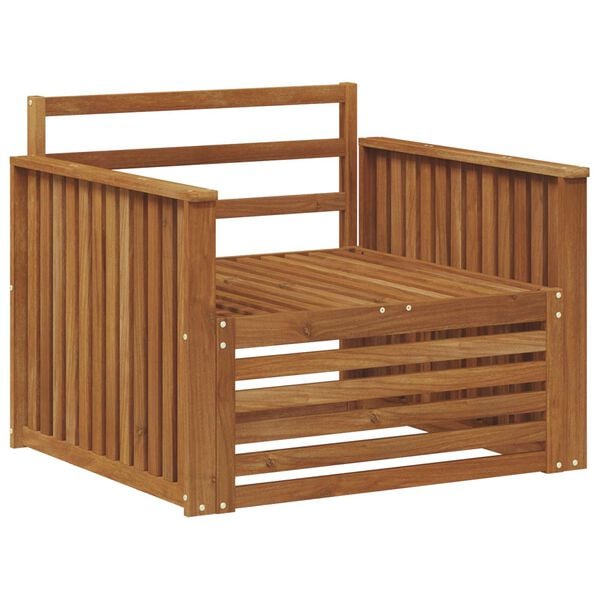 vidaXL 2 Sztuka Sofa z podłokietnikami Lite Drewno Akacji Naturalny