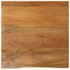 vidaXL Blat stołu z naturalną krawędzią, 80x80x3,8 cm, drewno mango