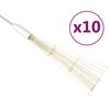 vidaXL Ogrodowe lampki fajerwerkowe 10 szt. ciepła biel, 20 cm 1400LED