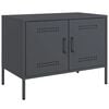 vidaXL Szafka RTV, antracytowa, 68x39x50,5 cm, stalowa
