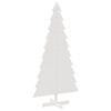 vidaXL Drewniana choinka do udekorowania, biała, 180 cm, sosnowa