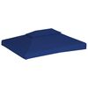 vidaXL Zadaszenie altany, 2-poziomowe, 310 g/m&sup2;, 4 x 3 m, niebieskie