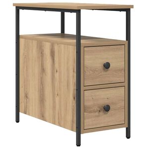 vidaXL Szafka Nocna dąb artisan 30 x 60 x 60 cm Drewno inżynieryjne