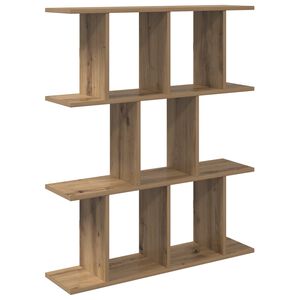 vidaXL P&oacute;łka ścienna Dąb artisan 102 x 20 x 96 cm Drewno inżynieryjne