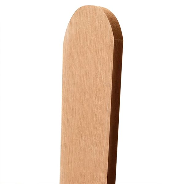 vidaXL Płot sztachetowy, WPC, 200x100 cm