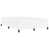 vidaXL Ramka ł&oacute;żka z materacem Czysta Biała 140 x 190 cm tkanina