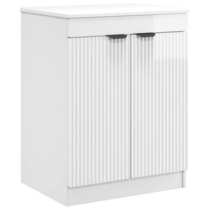 vidaXL Szafka Łazienkowa Biały wysoki połysk 54 x 41 x 70 cm