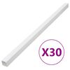 vidaXL Kanał elektroinstalacyjny, 33x33 mm, 30 m, PVC