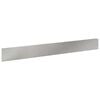 vidaXL Krawężnik do trawnika 50 szt. 100 x 12 cm Stal srebrny