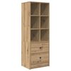 vidaXL Highboard z szufladą Dąb rzemieślniczy 45,5 x 34 x 127 cm