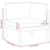 vidaXL Narożna sofa ogrodowa z poduszkami, drewno akacjowe i lina