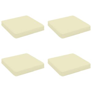 vidaXL Poduszki siedzące 4-częściowe VUGHT 4 pcs 100% poliester