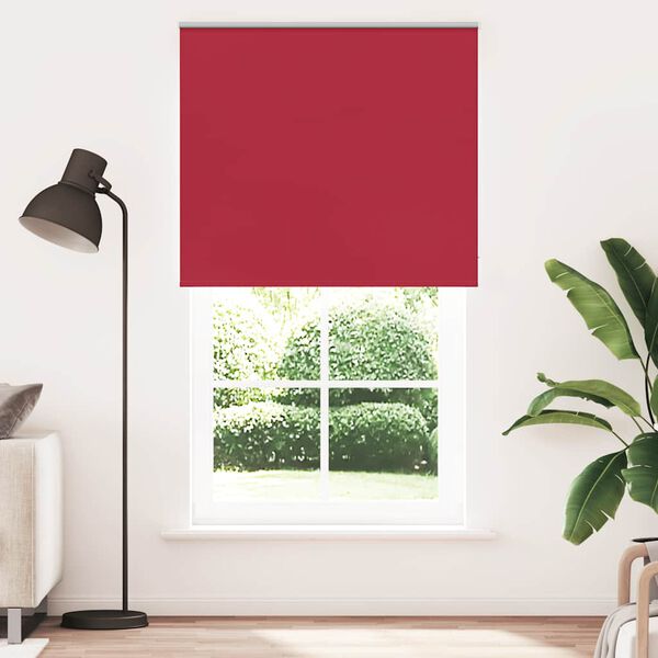 vidaXL Roleta zaciemniająca Red 130x230 cm Szerokość tkaniny 126,6 cm