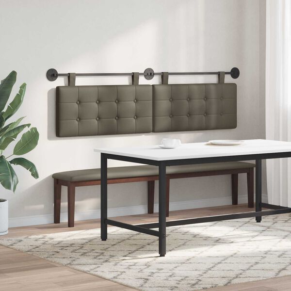 vidaXL Wisząca Głowa Montowane na ścianie Sk&oacute;ra ekologiczna