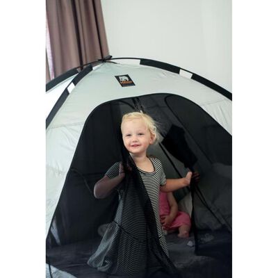 DERYAN Namiot z moskitierą na łóżko, 200x90x110 cm, srebrny
