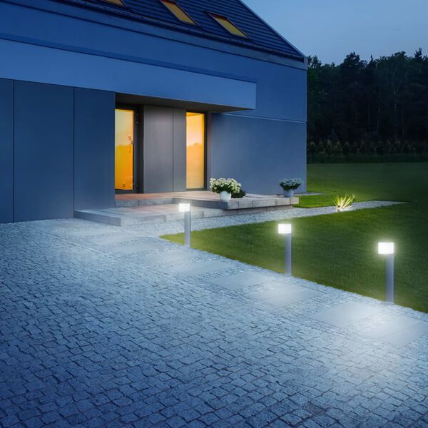 Steinel Lampa słupkowa z czujnikiem GL 80 LED IHF CUBO, antracytowa