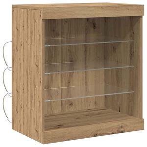 vidaXL Komoda LED Dąb rzemieślniczy 60,5 x 37 x 67 cm