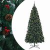 vidaXL Sztuczna choinka na zawiasach z bombkami 500 cm 900 LED