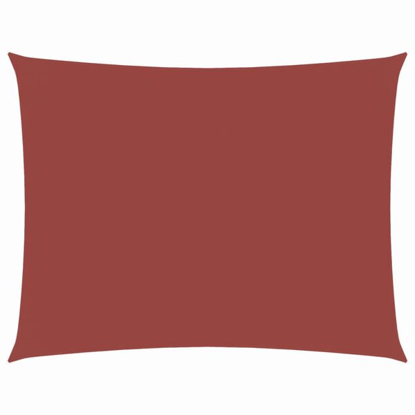 vidaXL Prostokątny żagiel ogrodowy, tkanina Oxford, 3x4 m, terakota